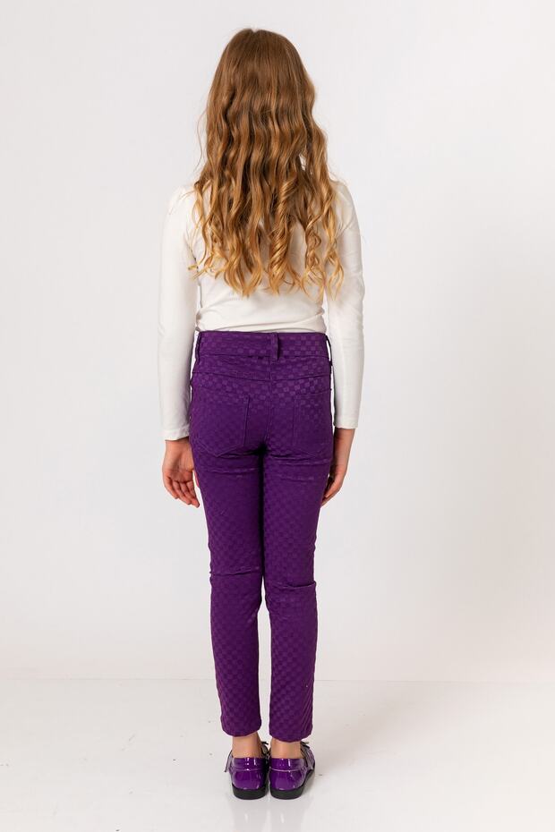 Devojčice ljubičaste pantalone - 3