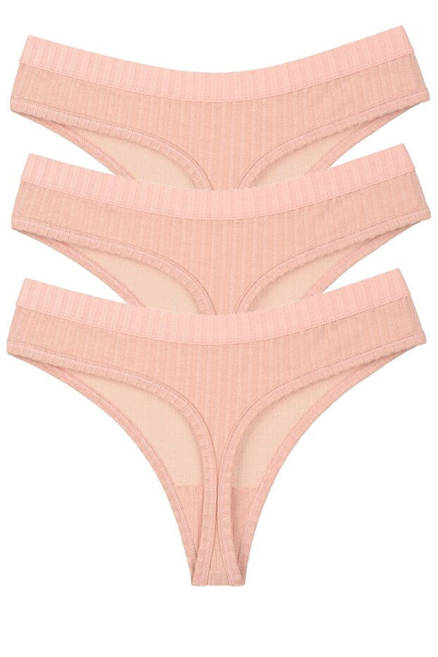 Βαμβακερό στρινγκ 3 πακέτο - 1