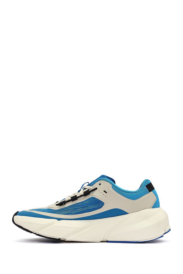 ACBC x DERİMOD Kadın Mavi Bağcıklı Kalın Tabanlı Sneaker 25SFD43516F - 2