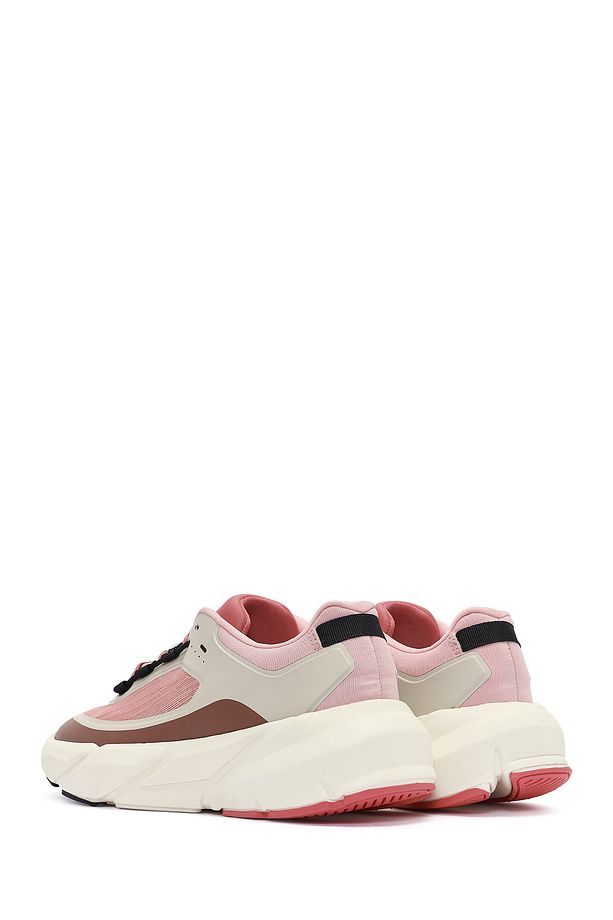 ACBC x DERİMOD Kadın Pembe Bağcıklı Kalın Tabanlı Sneaker 25SFD43516F - 5