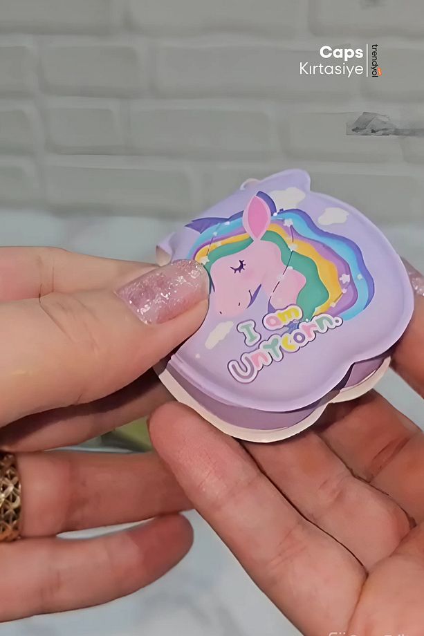 3 Adet Unicorn Zincir Askılı Mini Not Defteri Seti - 3