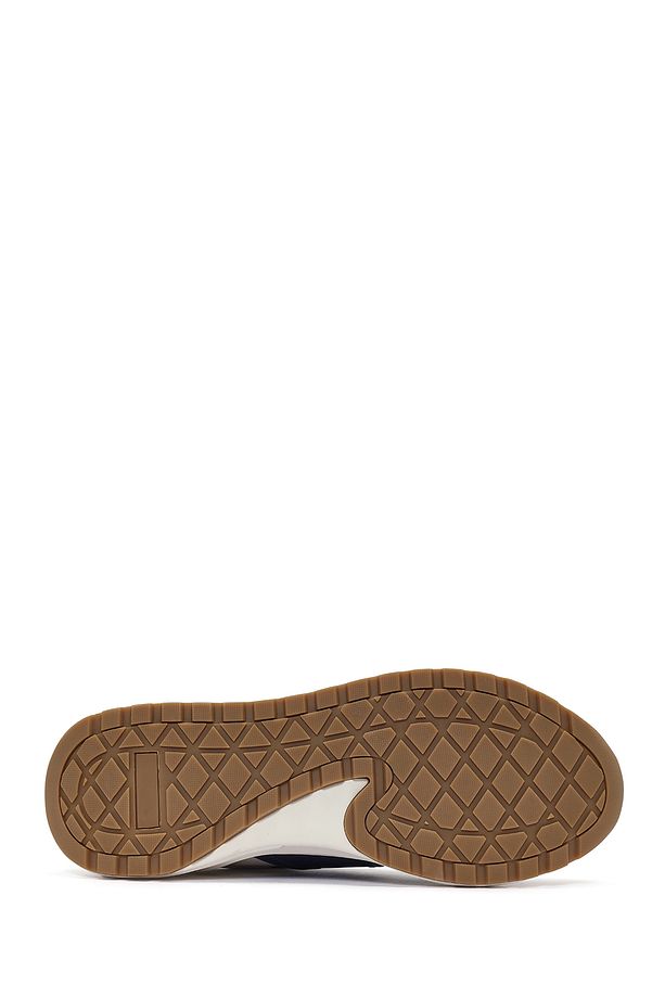 ACBC x DERİMOD Erkek Bej Bağcıklı Kalın Tabanlı Sneaker 25SFD78066F - 4