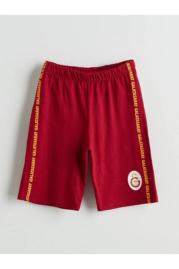 Galatasaray Baskılı Erkek Çocuk Şortlu Pijama Takımı - 5