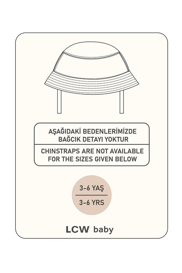 Çiçek Baskılı Kız Bebek Bucket Şapka - 2