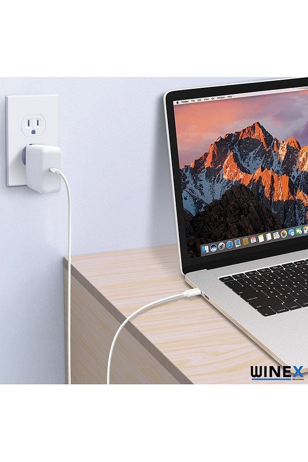 Winex 96w Macbook Pro Şarj Aleti Set 2m Type-c To Type-c Kablolu - 6