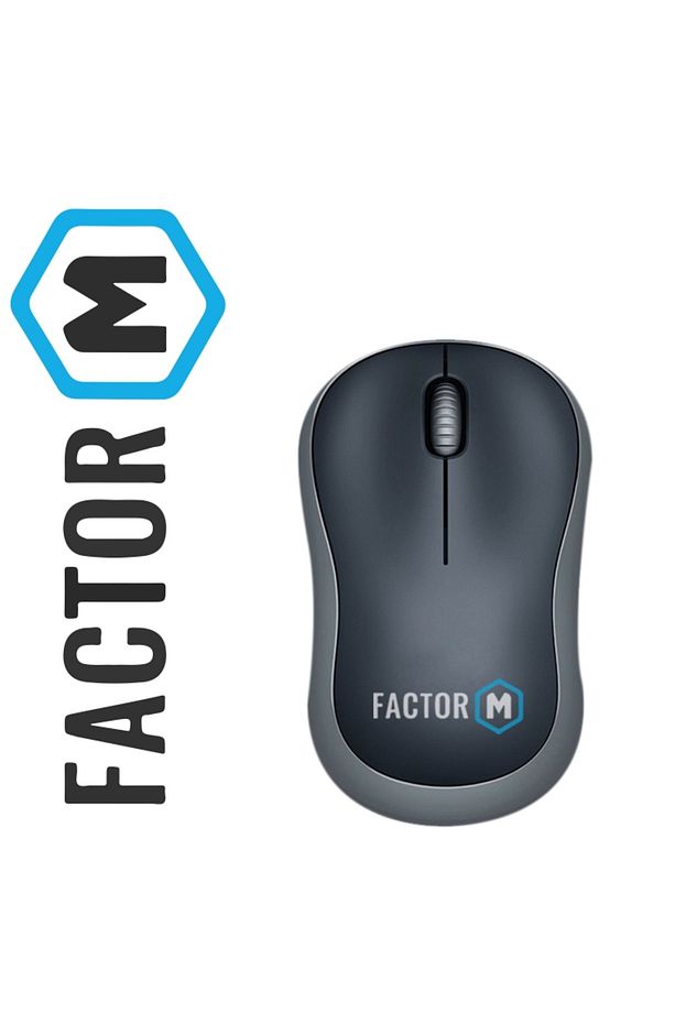 Factor M M1 Süper Sessiz Kompact Kablosuz Mouse Siyah - 2