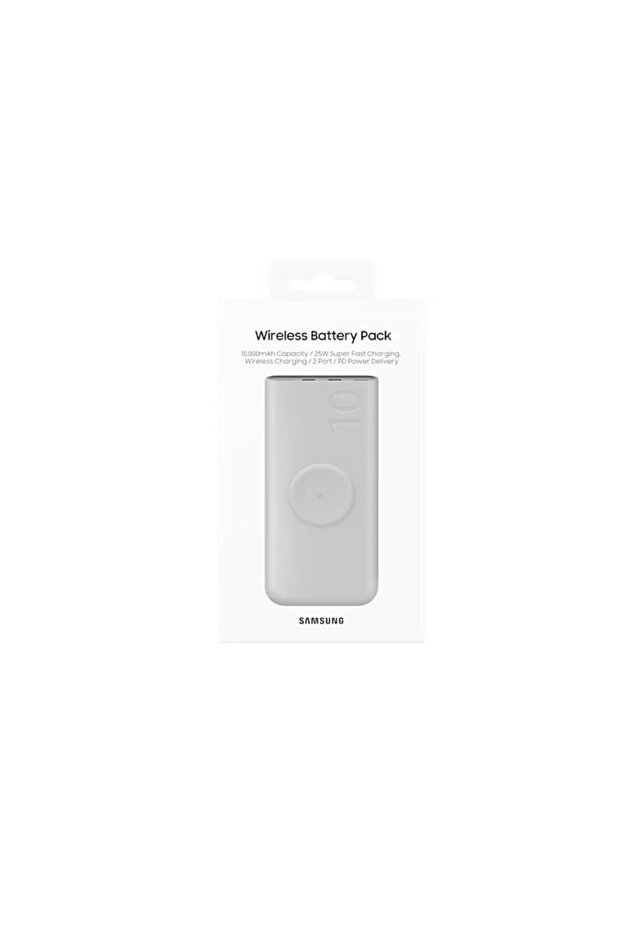 EB-U2510X 10.000 mAh Kablosuz Şarj Özellikli Powerbank Gri Türkiye Garantili - 7