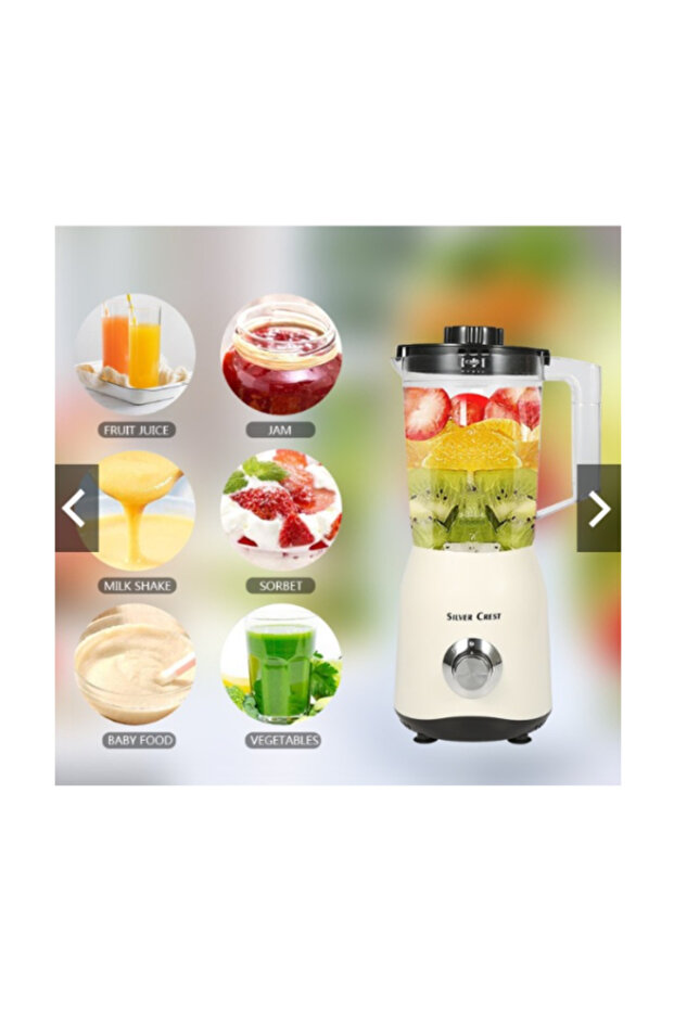 Heavy Duty Mixer Juicer & Food Processor Blender – 2L High Power Machine - 3