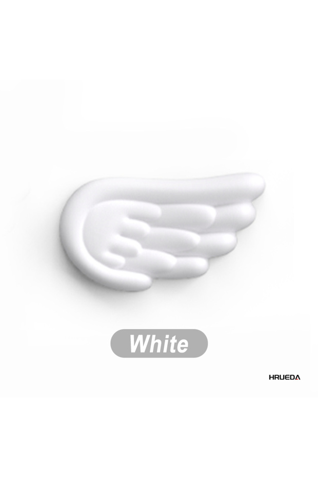 White short Mousepad Ergonomic Angel Keyboard Wrist Rest and Mouse Pad Set Reduce Wrist Pain for Off - 1