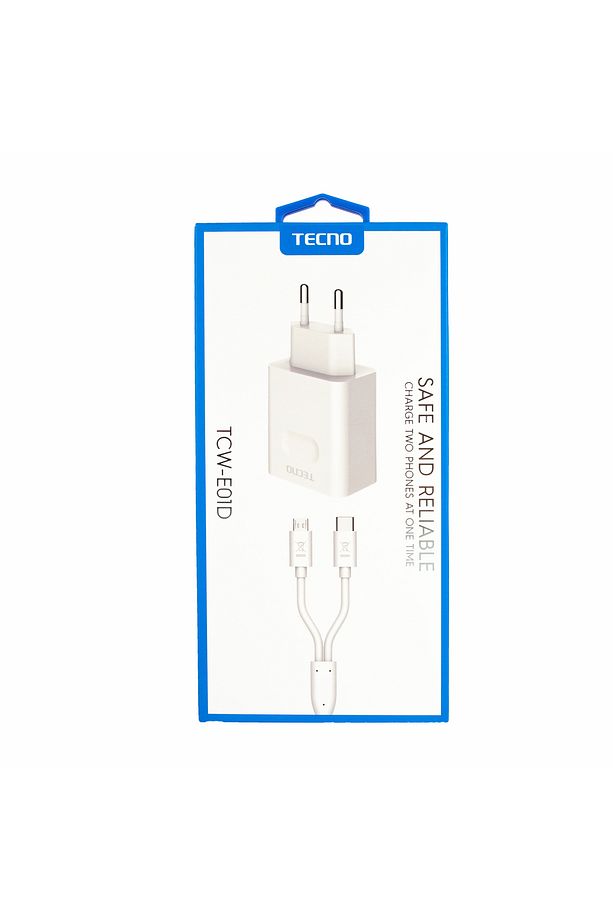 Spark 10 Pro Ile Uyumlu Çift Usba & Type-c Ve Micro Çıkışlı Kablolu Hızlı Şarj Aleti - 6