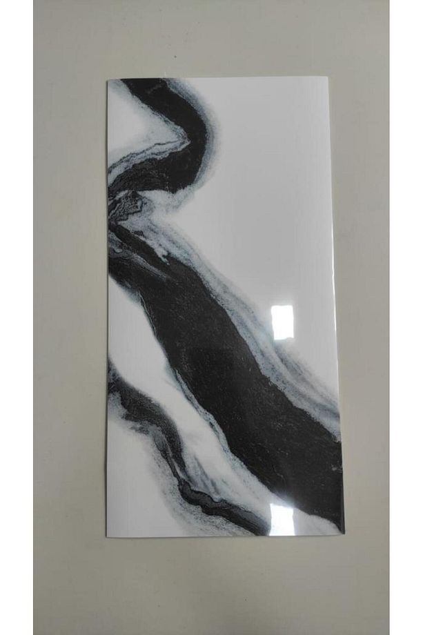 Kendinden Yapışkanlı 1 Adet 30x60cm Doğal Mermer Desenli Esnek Banyo Wc Duvar Paneli Kağıdı BS8079-A - 5
