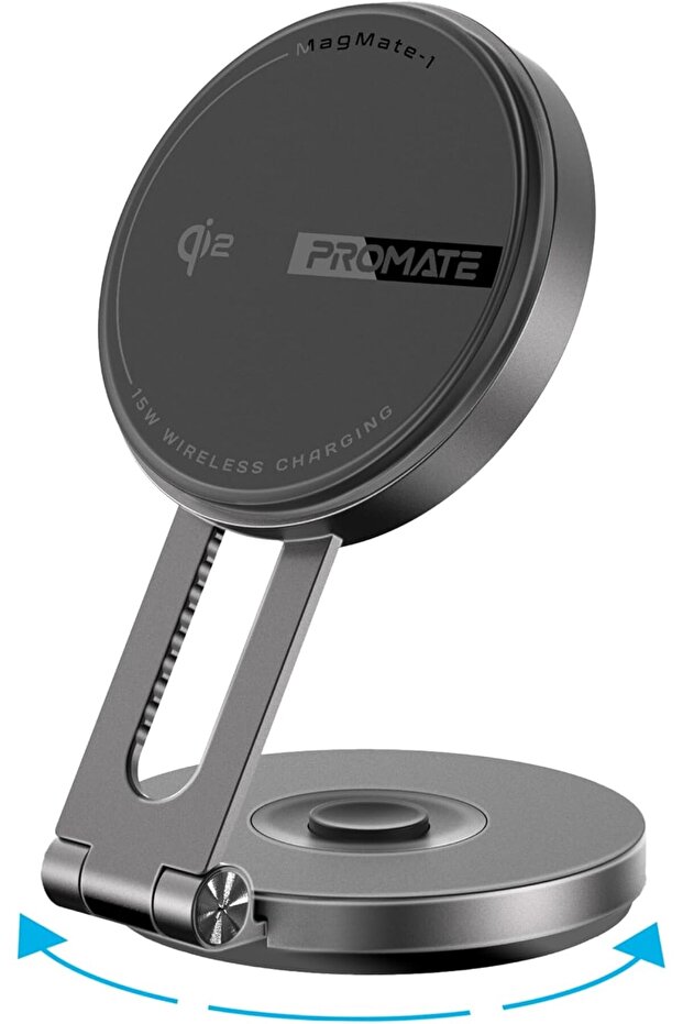 MagMate-1 Qi2 Magnetic Wireless Car Charger Mount 15W MagSafe Compatible (Black)