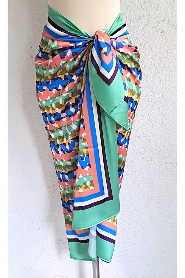 Inner-Showing, Silk Satin Pareo, Shawl