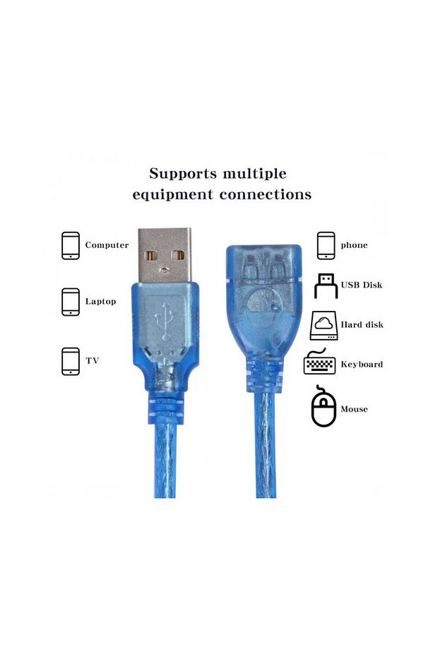 1.8 Metre Usb Erkek To Dişi Uzatma Uzatıcı Ara Kablo Usb Extension Cabble 1.8m Yüksek Hız Kablo - 5