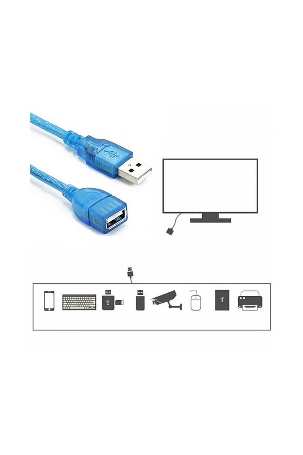 1.8 Metre Usb Erkek To Dişi Uzatma Uzatıcı Ara Kablo Usb Extension Cabble 1.8m Yüksek Hız Kablo - 4