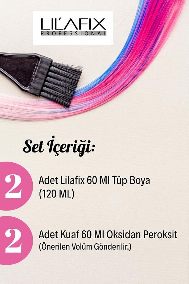 2+2 Saç Boyası ve Oksidanlı Avantajlı Set - 7/11 Yoğun Küllü Kumral - 3
