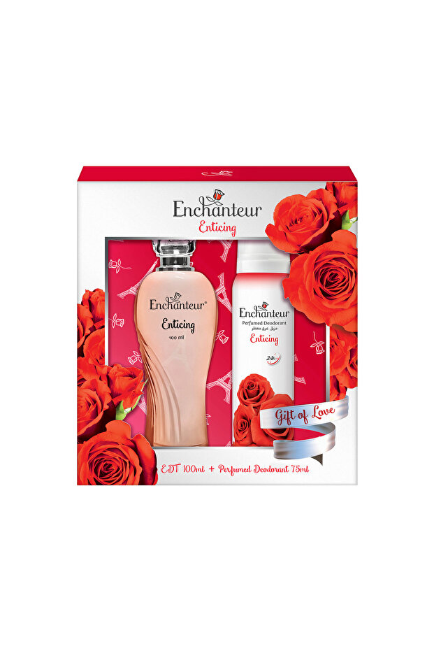EDT Enticing 100 ml + Perfumed Deodorant 75 ml