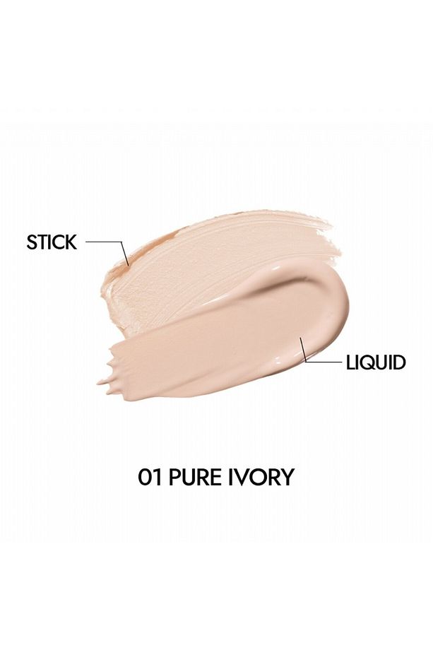 Dual Concealer 01 Pure Ivory - Çift Uçlu Kapatıcı (Stick ve Likit) - 6