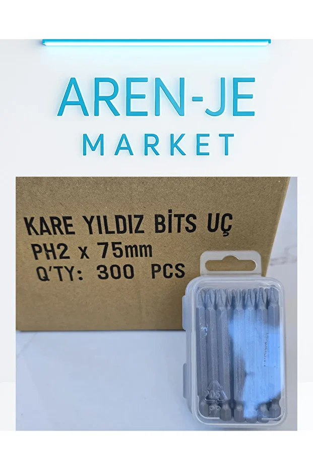GFB Tools T30 x 75mm Kare Torx Bits Uç (20 Adet – S2 Çelik) - 1
