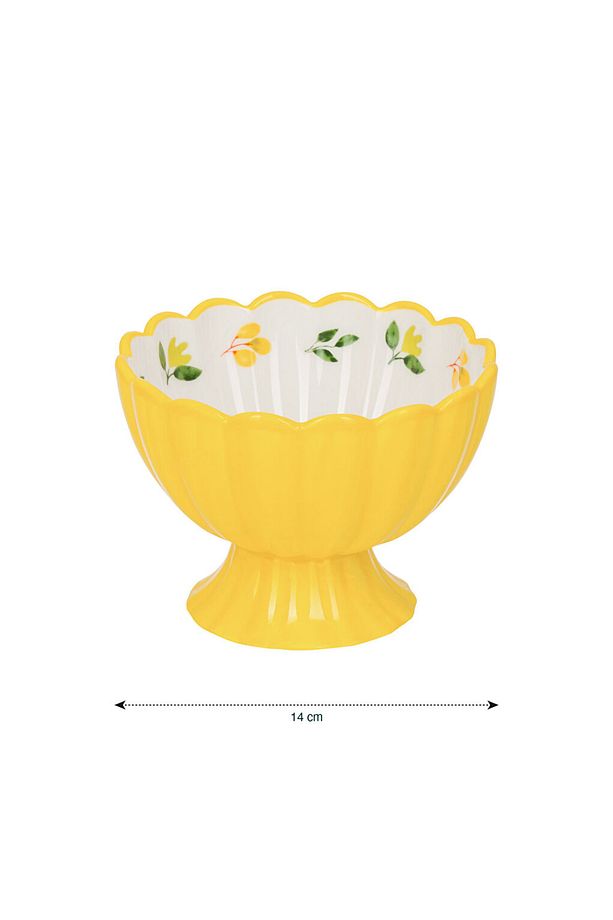 Lcw Accessories Sari Baskılı Ayaklı Sunumluk 14 Cm - 5