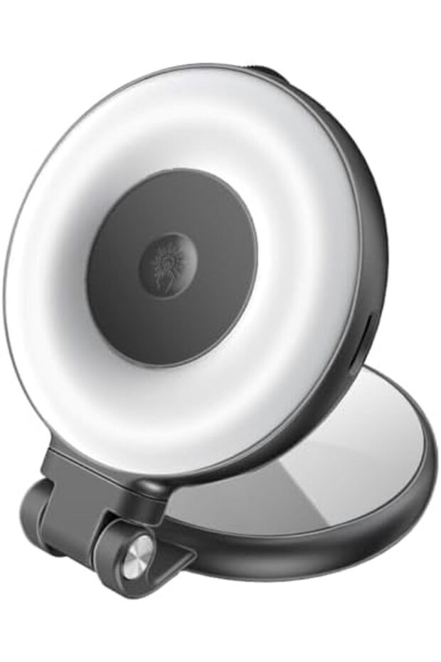 مصباح LED فائق النحافة لصور السيلفي مع توافق MagSafe، و3 أوضاع إضاءة، وسطوع قابل للتعديل