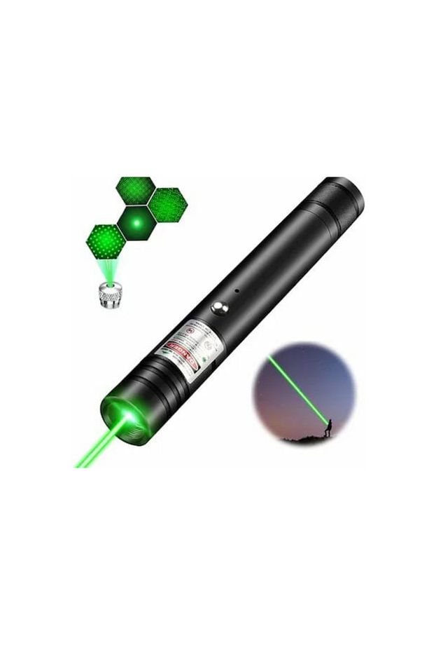 Green Laser Poınter Anahtar Emniyetli Yeşil Lazer Pointer 1000MW Yüksek Güçlü Lazer işaretçisi 15 km - 3