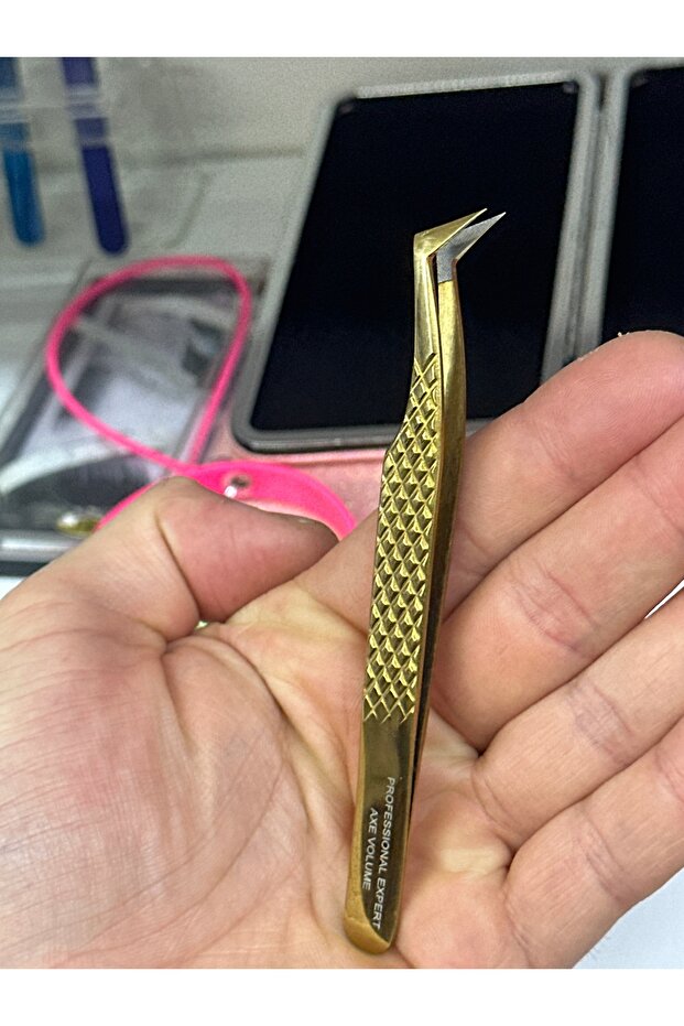 İpek kirpik cımbızı - 1