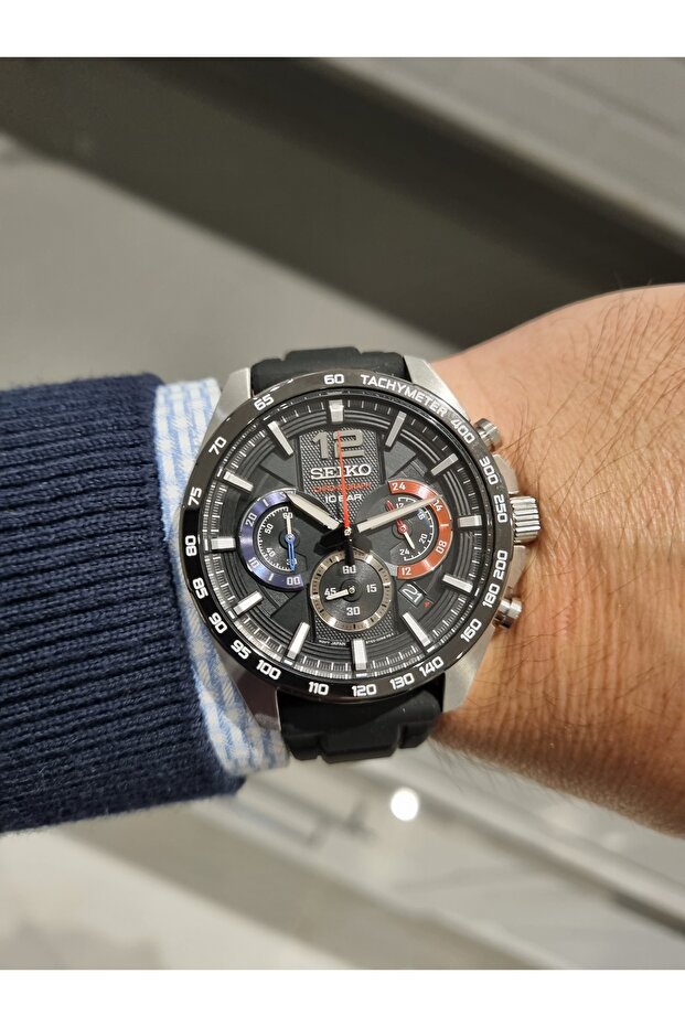 Black Dial Calendar 10 Atm Waterproof Men's Wristwatch