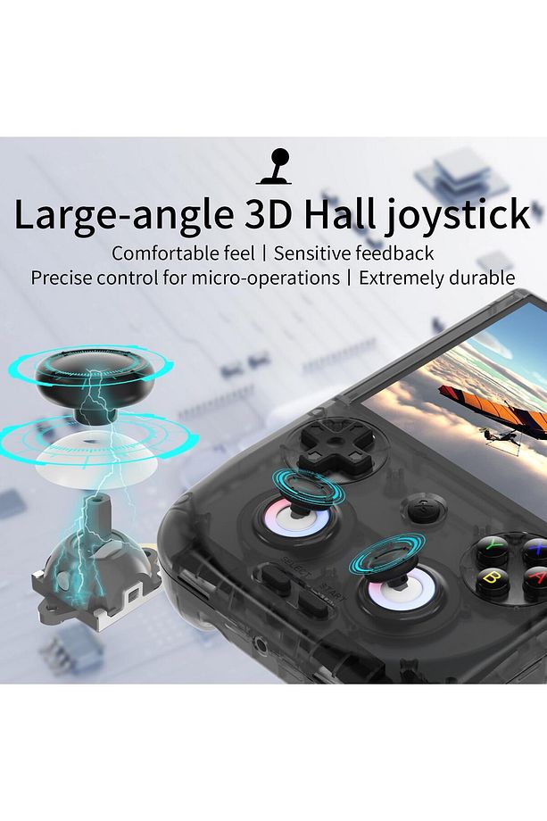 Rg406v El Oyun Konsolu Oyun Yüklü 4 Inç Ips Çoklu Dokunmatik 128g Ufs2.2 Android 13 Retro Emülatör - 2