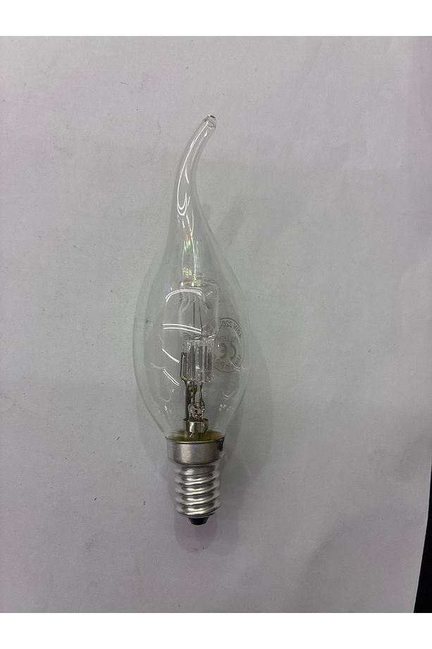 40 Watt E-14 Duylu Şeffaf Cam Kıvrık Buji Ampül - 1