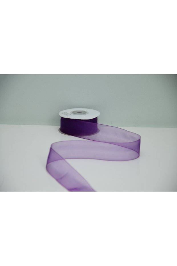 Purple Organza Ribbon Roll 3 cm (30 mm) X 25 Yards – Decorative Gift Wrapping and Decoration Ribbon