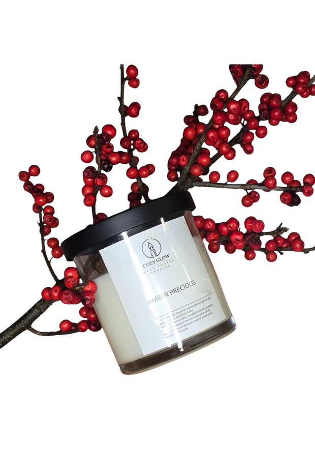 Scented Candle- Soy Wax, CozyGlow, 250 ml
