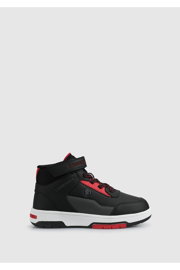 Nıtra Hı 4Pr Black Boy's High Sneaker