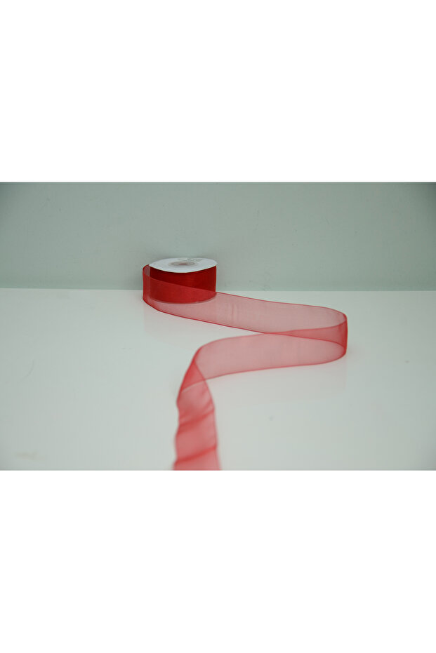 Red Organza Ribbon Roll 3 cm (30 mm) X 25 Yards – Decorative Gift Wrapping and Decoration Ribbon
