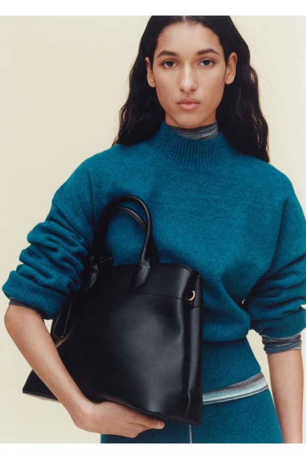 Strickpullover mit Perkins-Kragen - 8