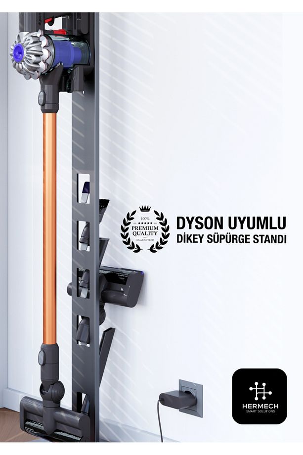 Dyson Uyumlu Ayaklı Ünite Süpürge Standı Tüm Seriler Ile Tam Uyum Gen5 Detect V8 V9 V10 V11 V12 V15 - 1