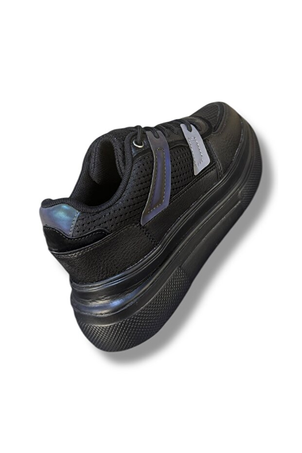 Flet 650167-Z Unisex Kız - Erkek Yüksek Topuk Fileli Çok Rahat Günlük Spor Ayakkabı - 3