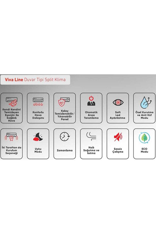 (MONTAJ DAHİL) Viva Line R32 18000 Btu A Dc Inverter Klima - 3