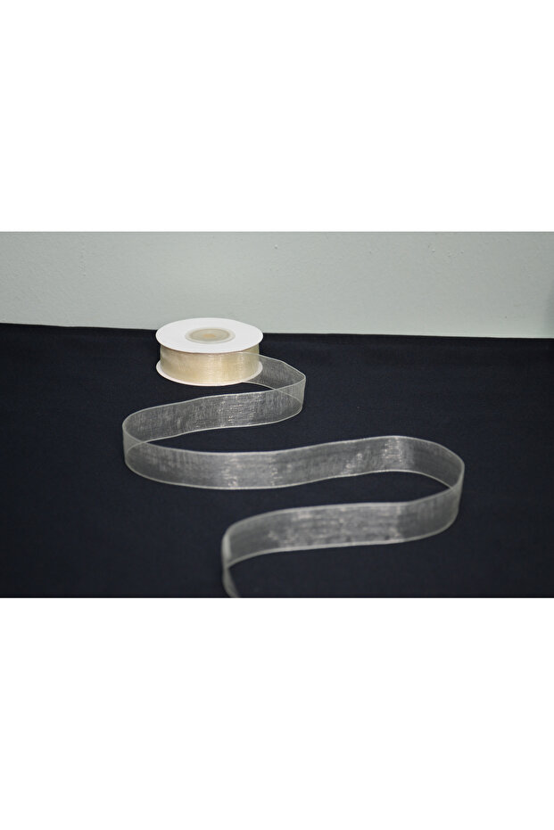 Cream Organza Ribbon Roll 20 mm X 25 Yards – Decorative Gift Wrap and Ornament Ribbon