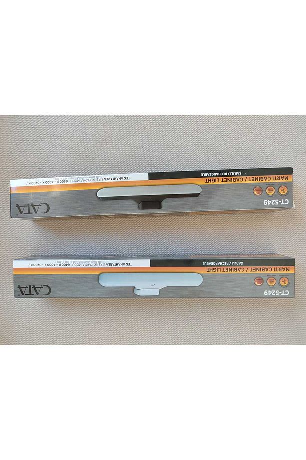 Martı Ledli Aplik USB Şarjlı Kablosuz Mıknatıslı - 3 Renk Dokunmatik Lamba - 2