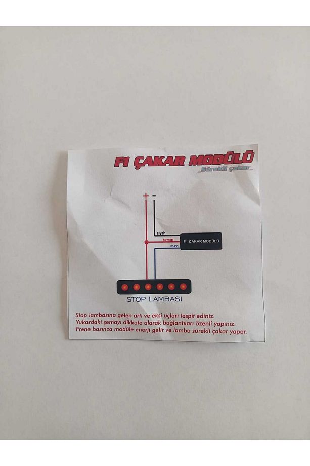 F1 Çakar Modülü Stop Sürekli Çakar 12 V - 2