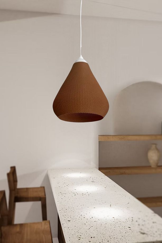 Retro Rustik Model Modern Vegan 3d Pla Tekli Sarkıt Avize Cafe Restaurant Salon Oturma Odası - 1