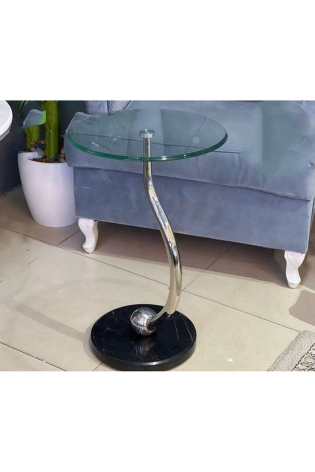طاولة خدمة فضي