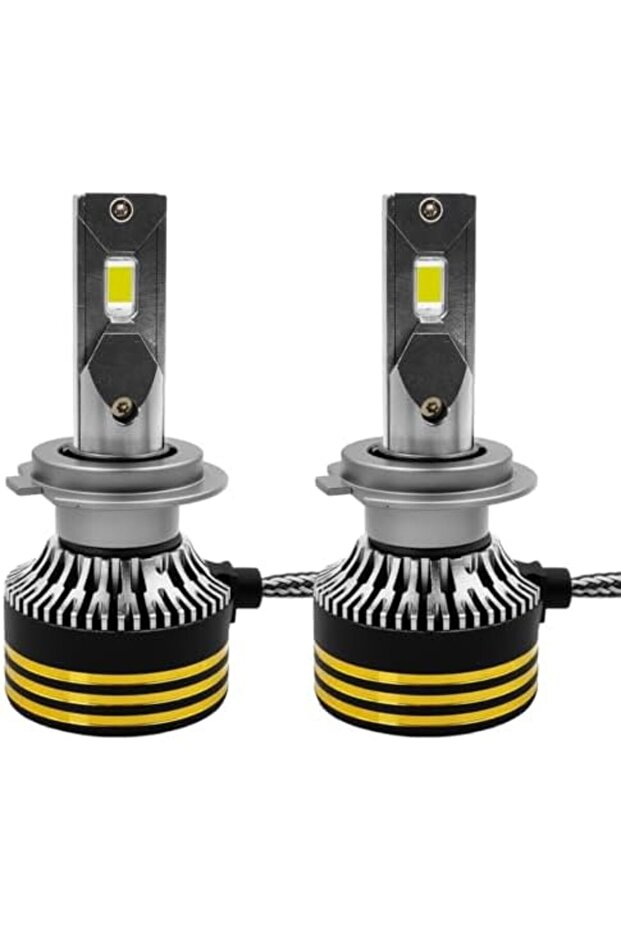 مصابيح أمامية LED M8 Pro، مجموعة تحويل شعاع عالي ١٢٠ واط، ٣٠٠٠٠ لومن، ٦٥٠٠ كلفن أبيض بارد