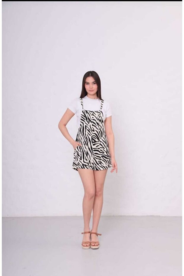 Zebra Kısa Tulum - 3