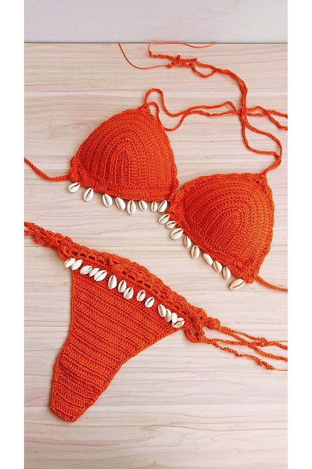 El örgüsü bikini takımı - 1