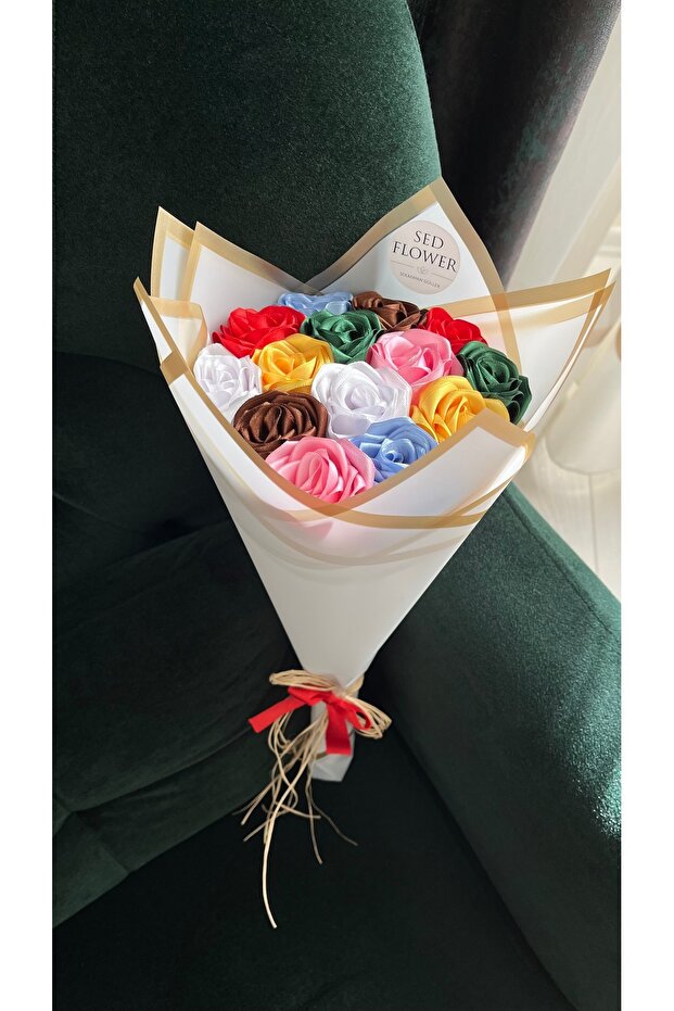 Kurdele gül buketi - 1