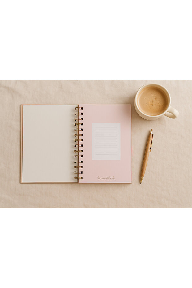 A5 15x21 cm Spiralli Kareli Tarihsiz Not Defter - 2