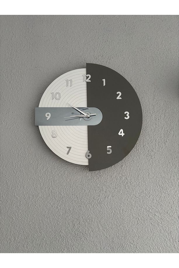 Bozcali 2 Duvar Saati, Rustik Duvar Saati,vintage Saat,ahşap Duvar Saat, Dekoratif Saat, Wall Clock - 4