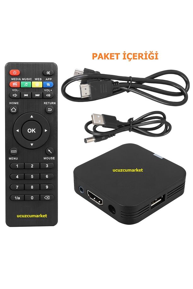 Mini Android Tv Box 2g Ram / 16GB Rom Android 10 (Inat Tv Yüklenerek Gönderilir) - 2